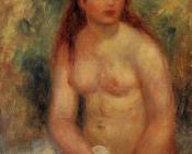 Seated Young Woman, Nude